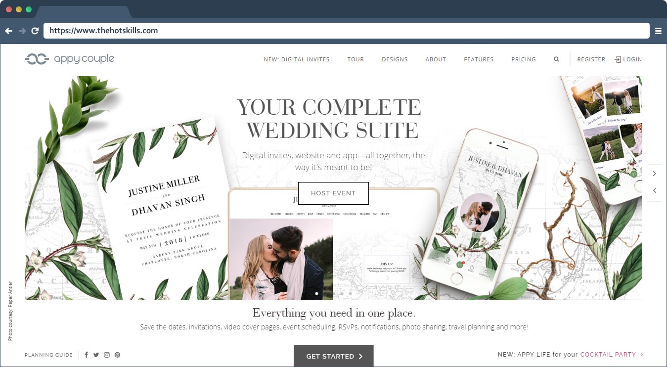 wedding website builder