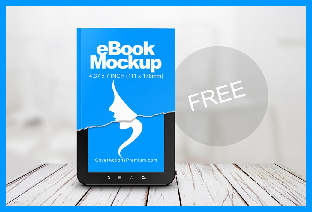 35+ Best EBook Mockups PSD (Free & Paid)   Thehotskills | Book Cover