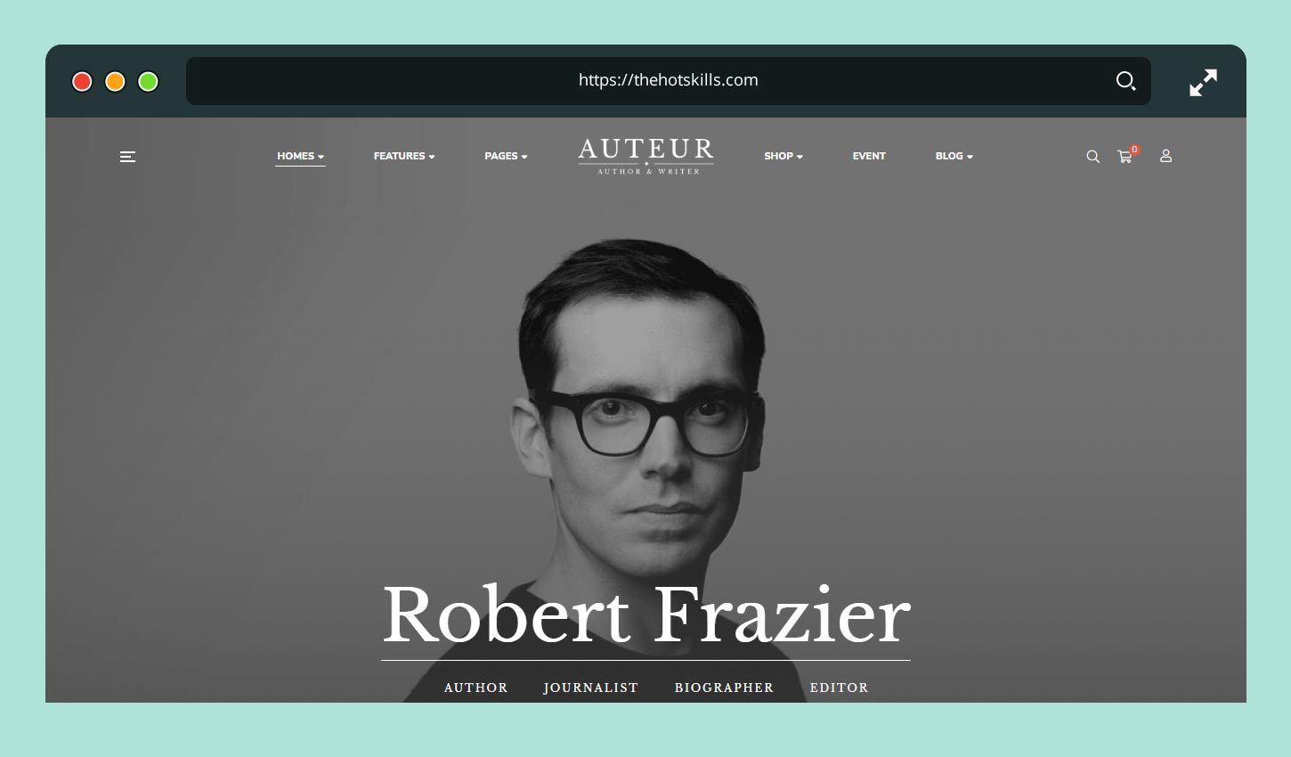 Auteur – WordPress Theme for Authors