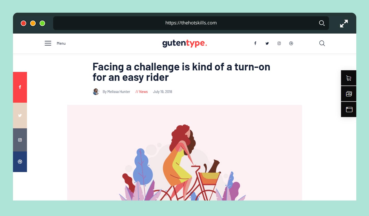 Gutentype: Gutenberg WordPress Theme