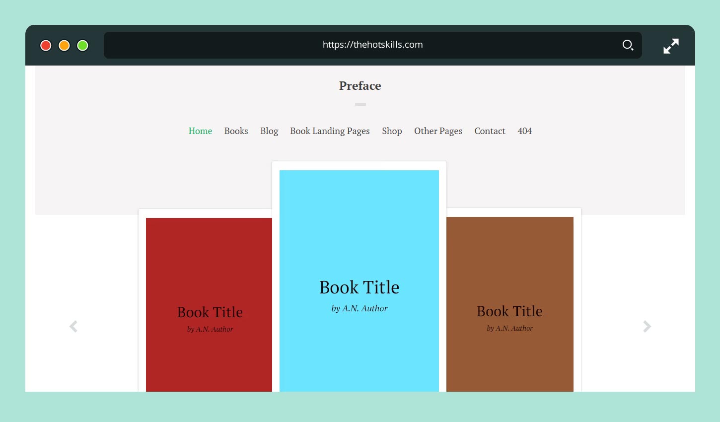 Preface: A WordPress Theme for Authors