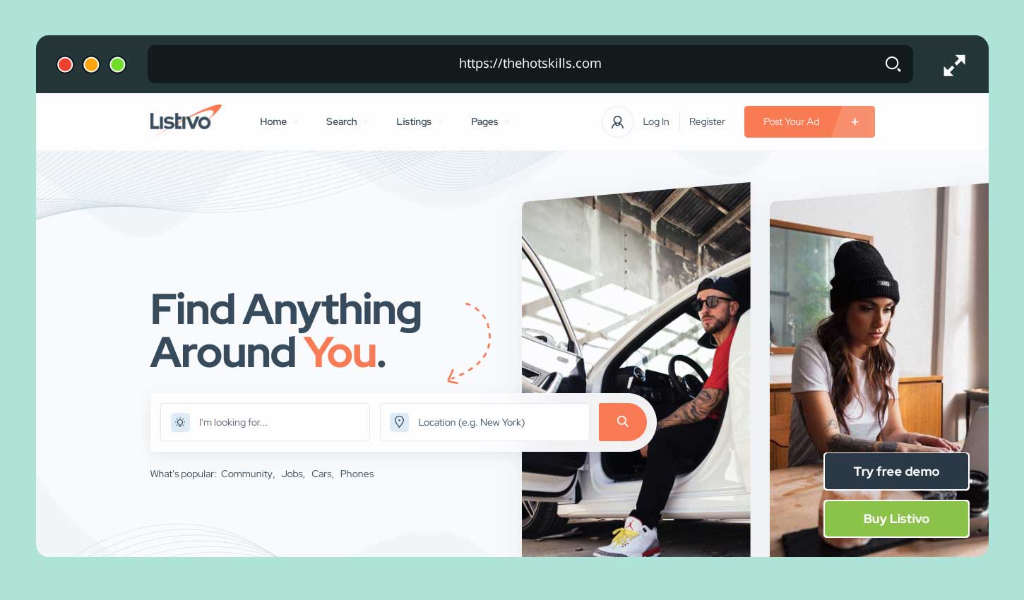 Classified Ads & Directory Listing WordPress Themes