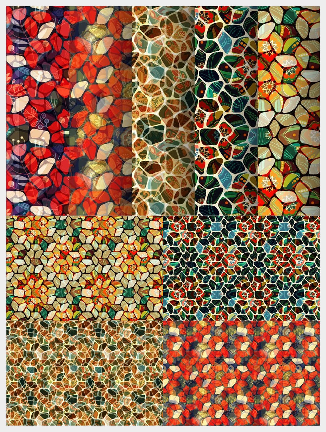 Mosaic Seamless Patterns