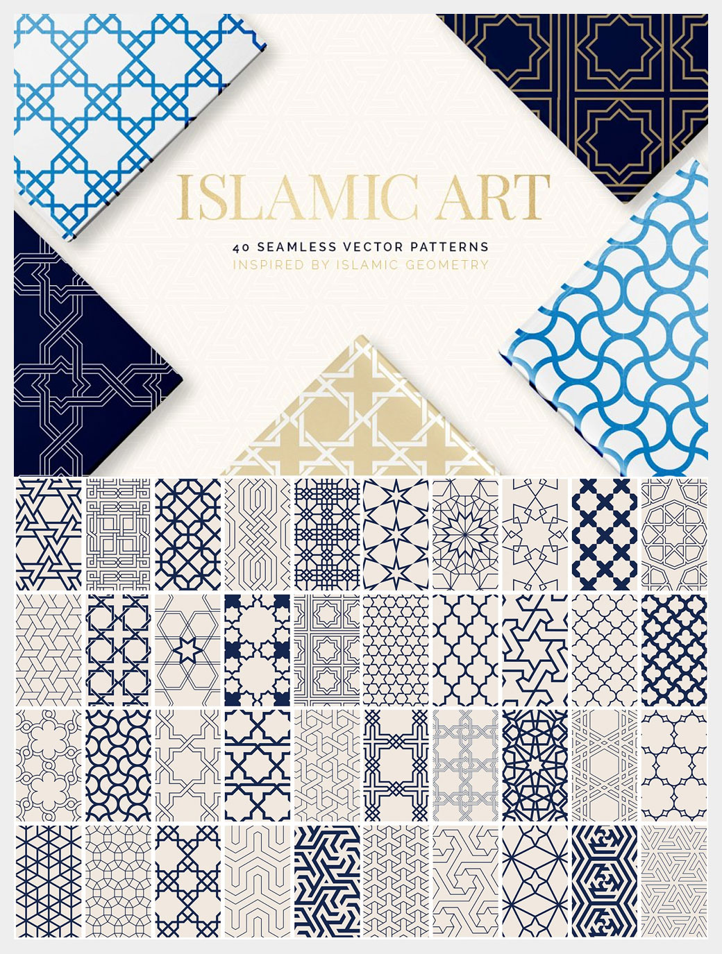 Islamic Art Vector Patterns