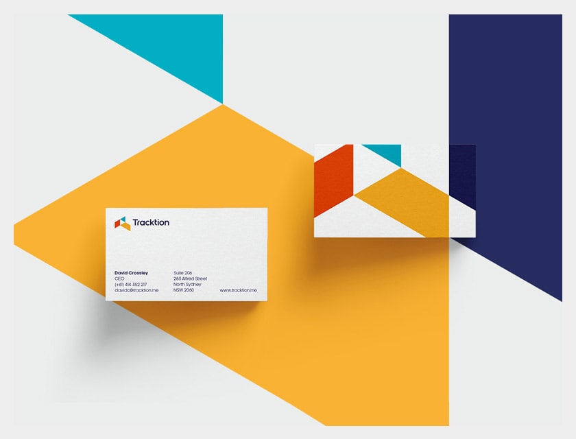 Tracktion business card