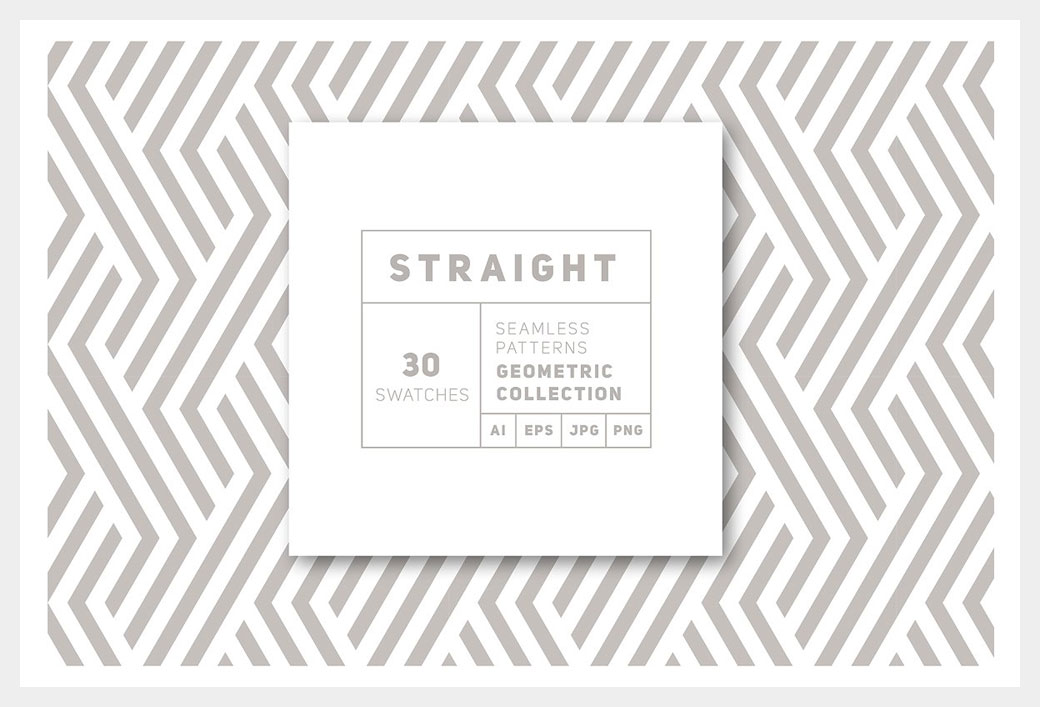 Straight Seamless Patterns Bundle