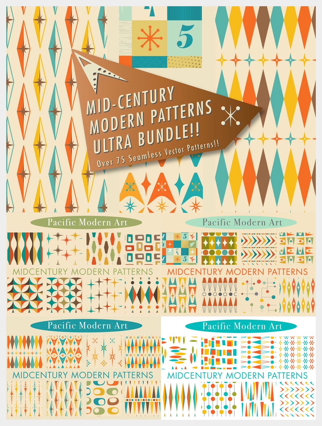 Mid-Century Patterns Ultra Bundle