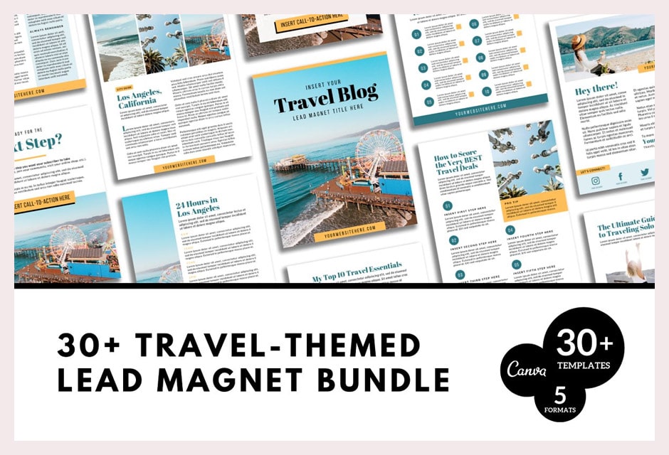 Lead Magnets Templates for Travel