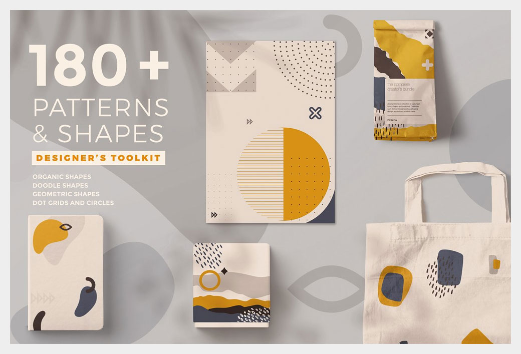 Modern Shape and Patterns Bundle