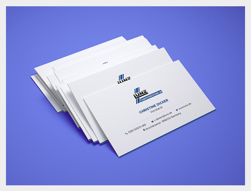 Lunz Business Card Design