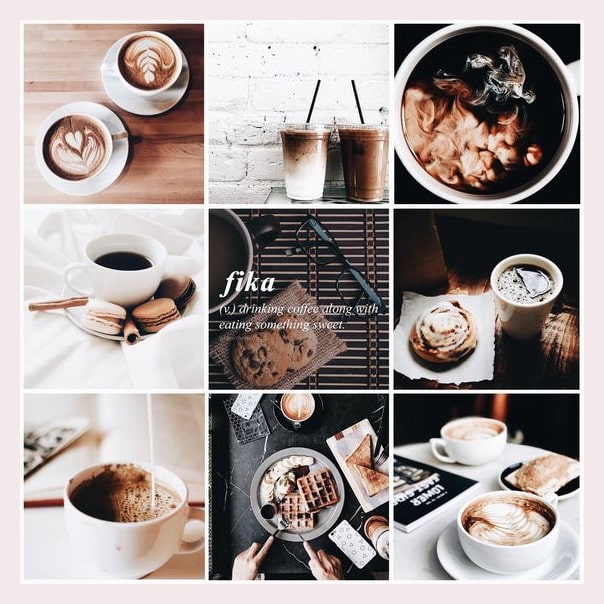 Aesthetic Mood Board Coffee