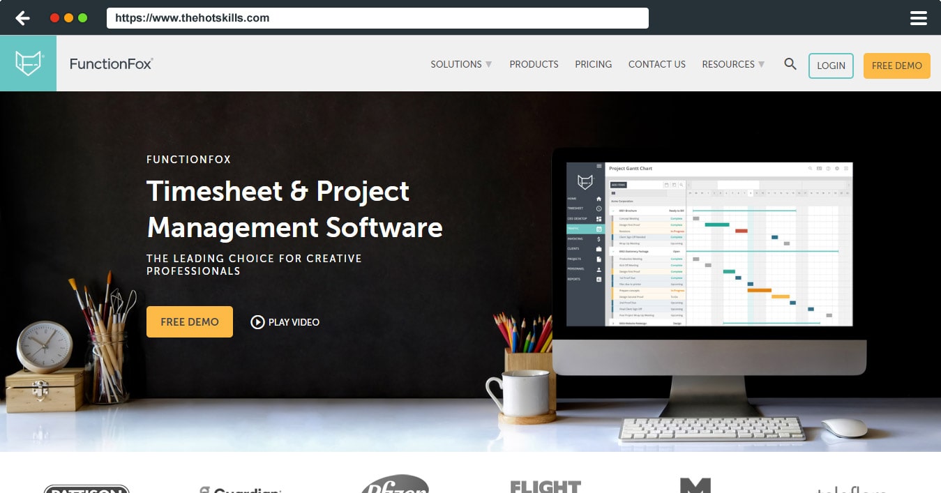 Functionfox Project Management Software