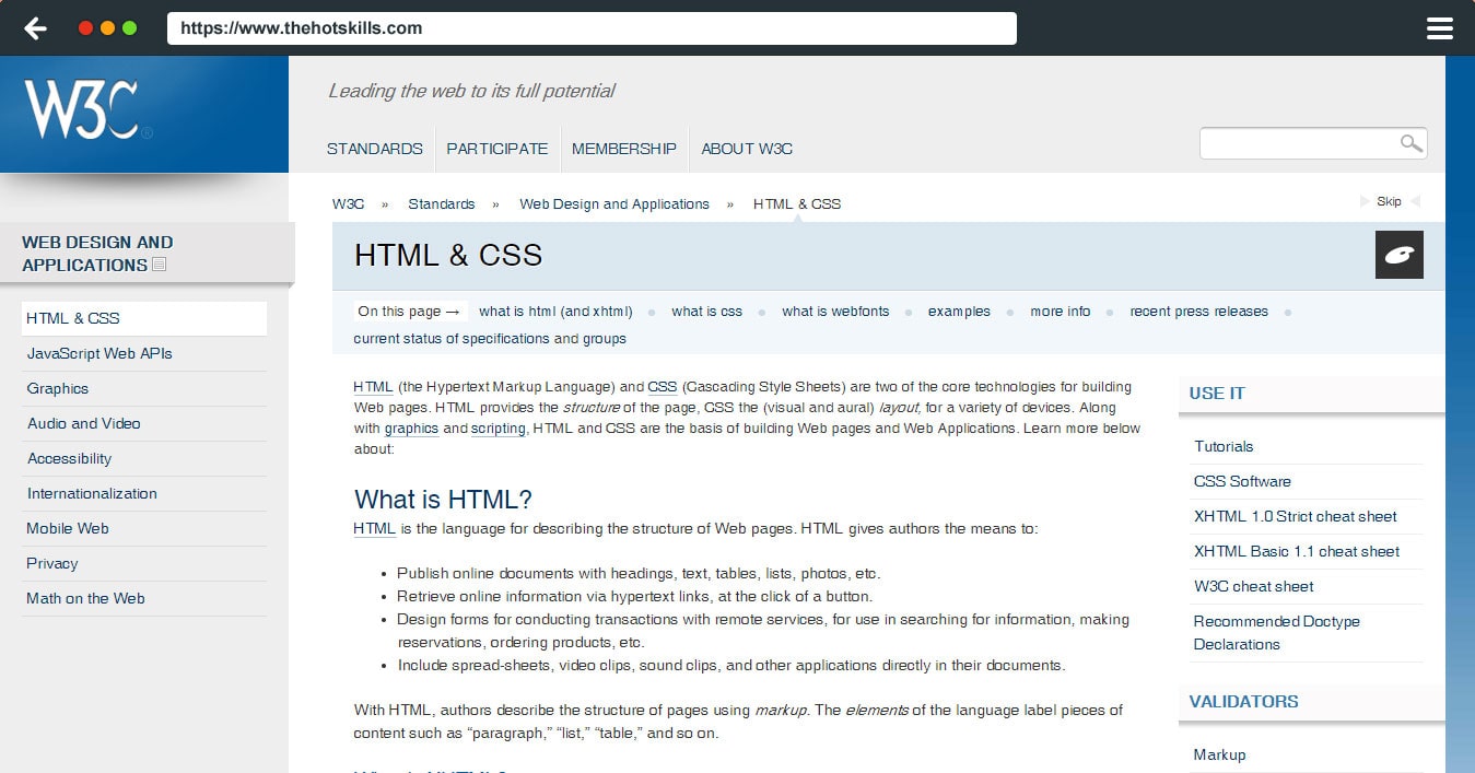 What is HTML and CSS