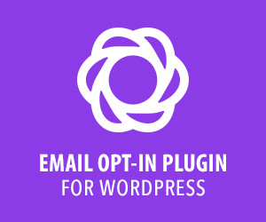 Email Opt-in WordPress Plugin
