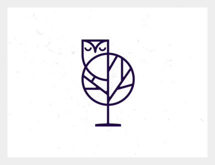 dreamin owl logo design