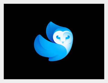 Enlight Quickshot App Owl  logo Design