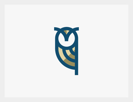 Owl Gold minimal logo design
