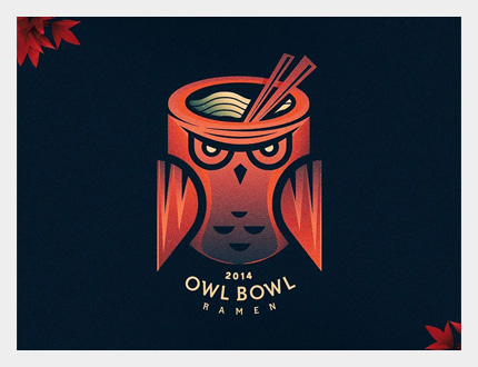 Owl Bowl logo design