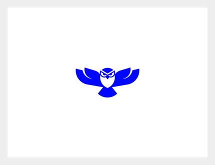 Owl logo mark design 