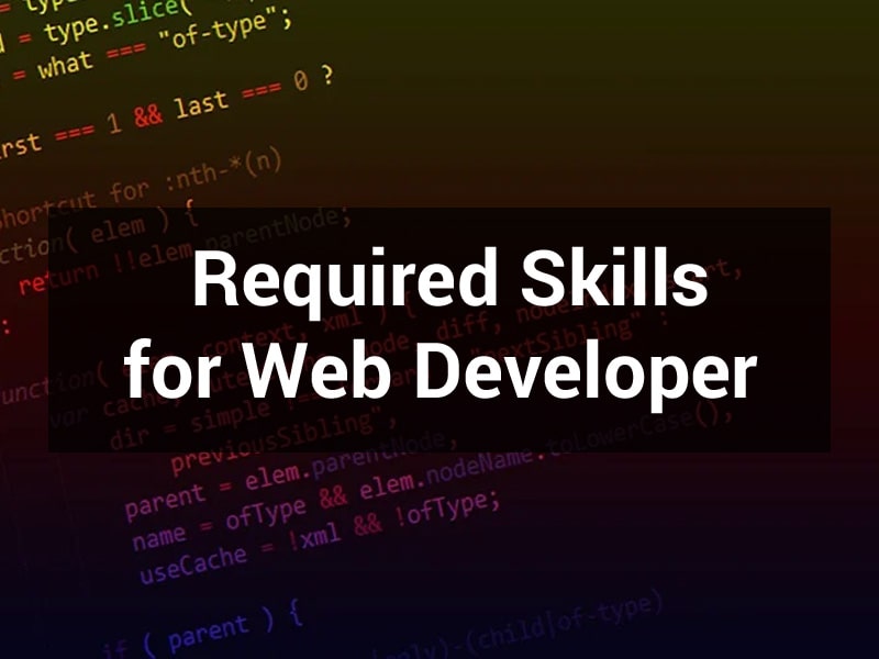 Web Developer Skills
