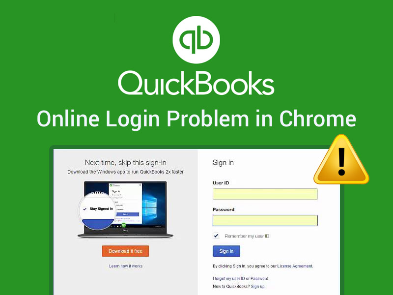Ways to resolve QuickBooks Online Login Problem in Chrome
