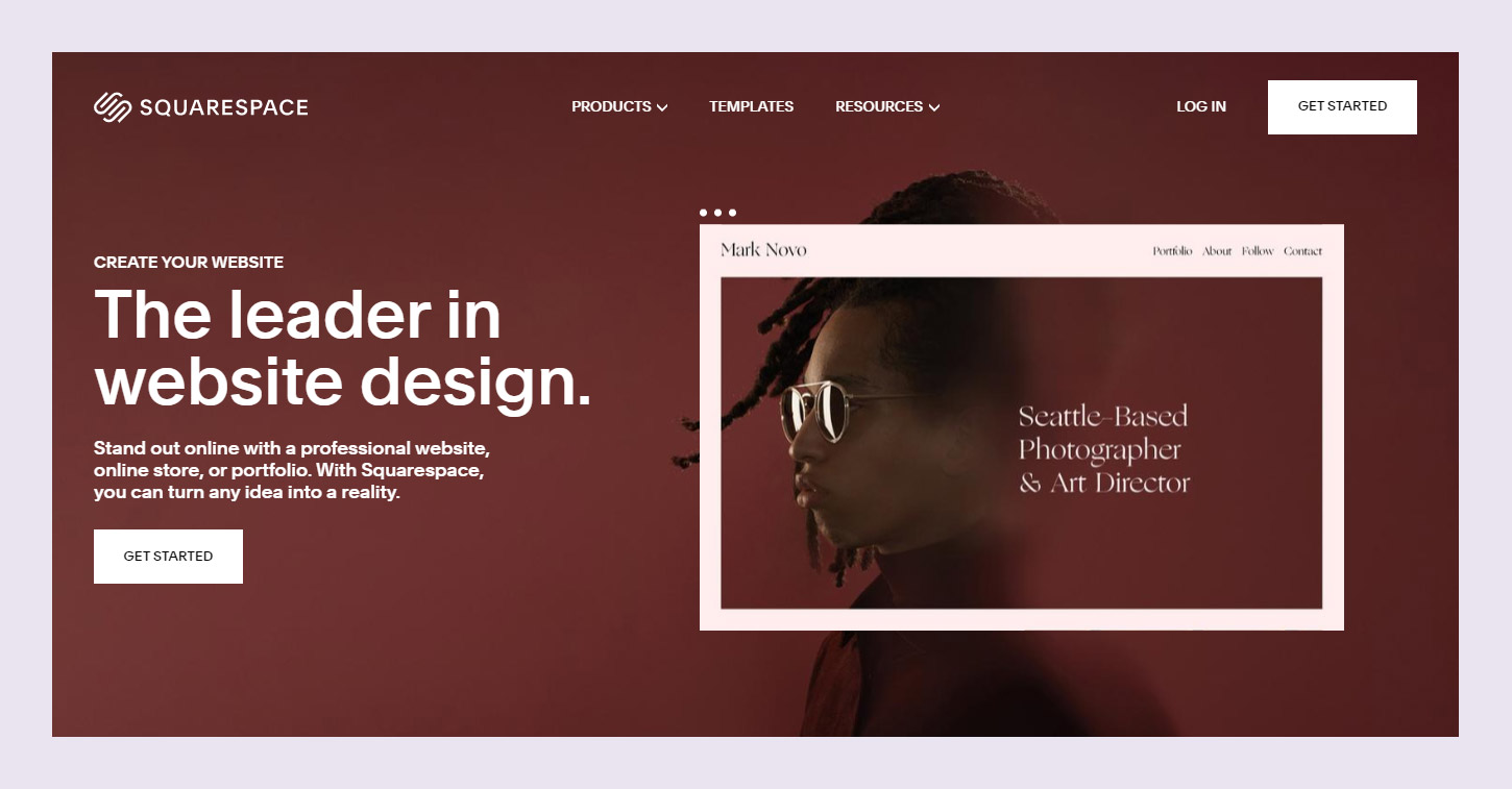 Squarespace website design