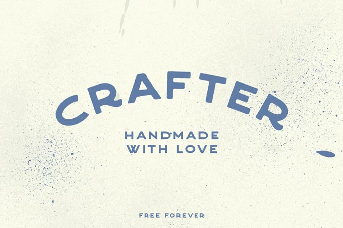 Crafter - Free Vintage Font