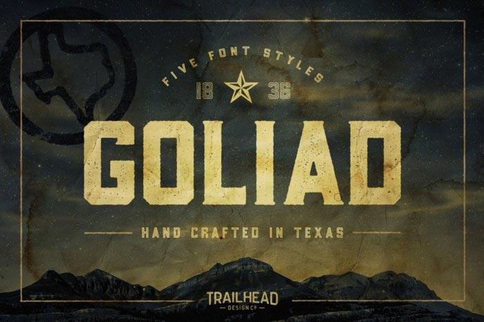 Goliad Font