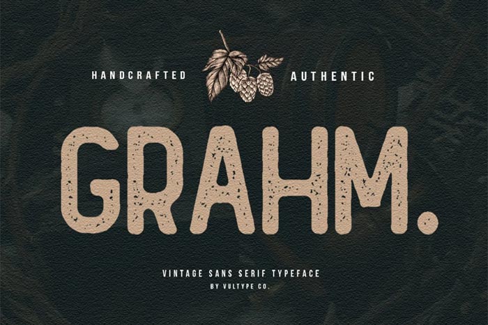 Grahm - Free Vintage Font