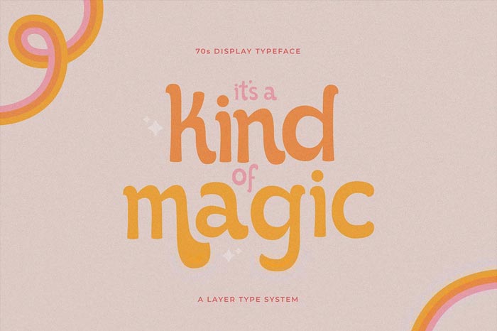 It's Kind of Magic - Retro Style Font Free