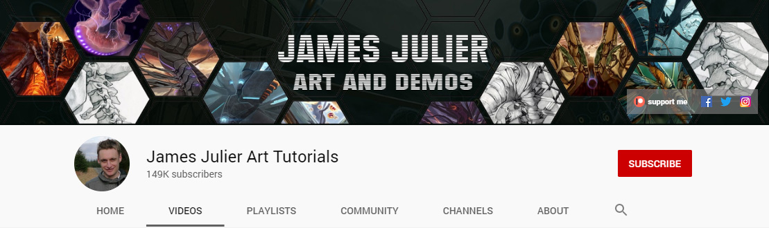 James Julier Art Tutorials