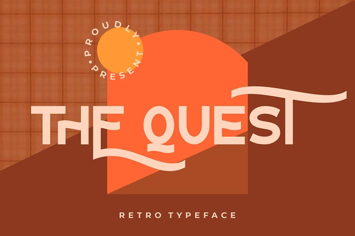 The Quest - Retro Style Font Free