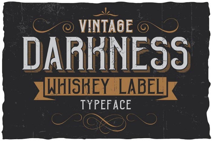 Vintage Darkness Label Font