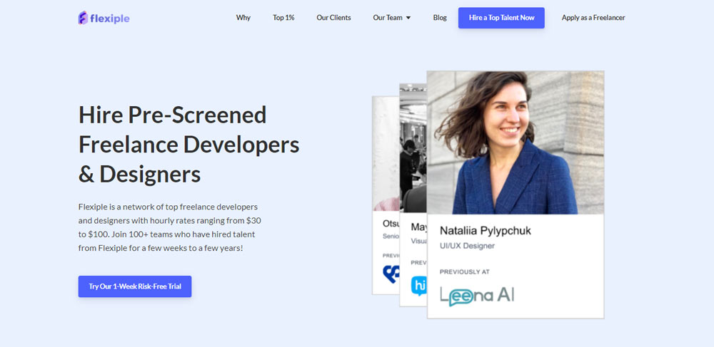 Flexiple - Hire Freelance Developers