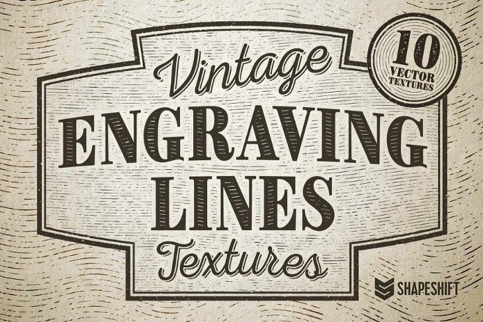 Vintage Engraving Lines Textures