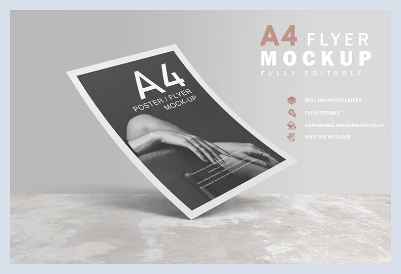 A4 Flyer Mockup V.1
