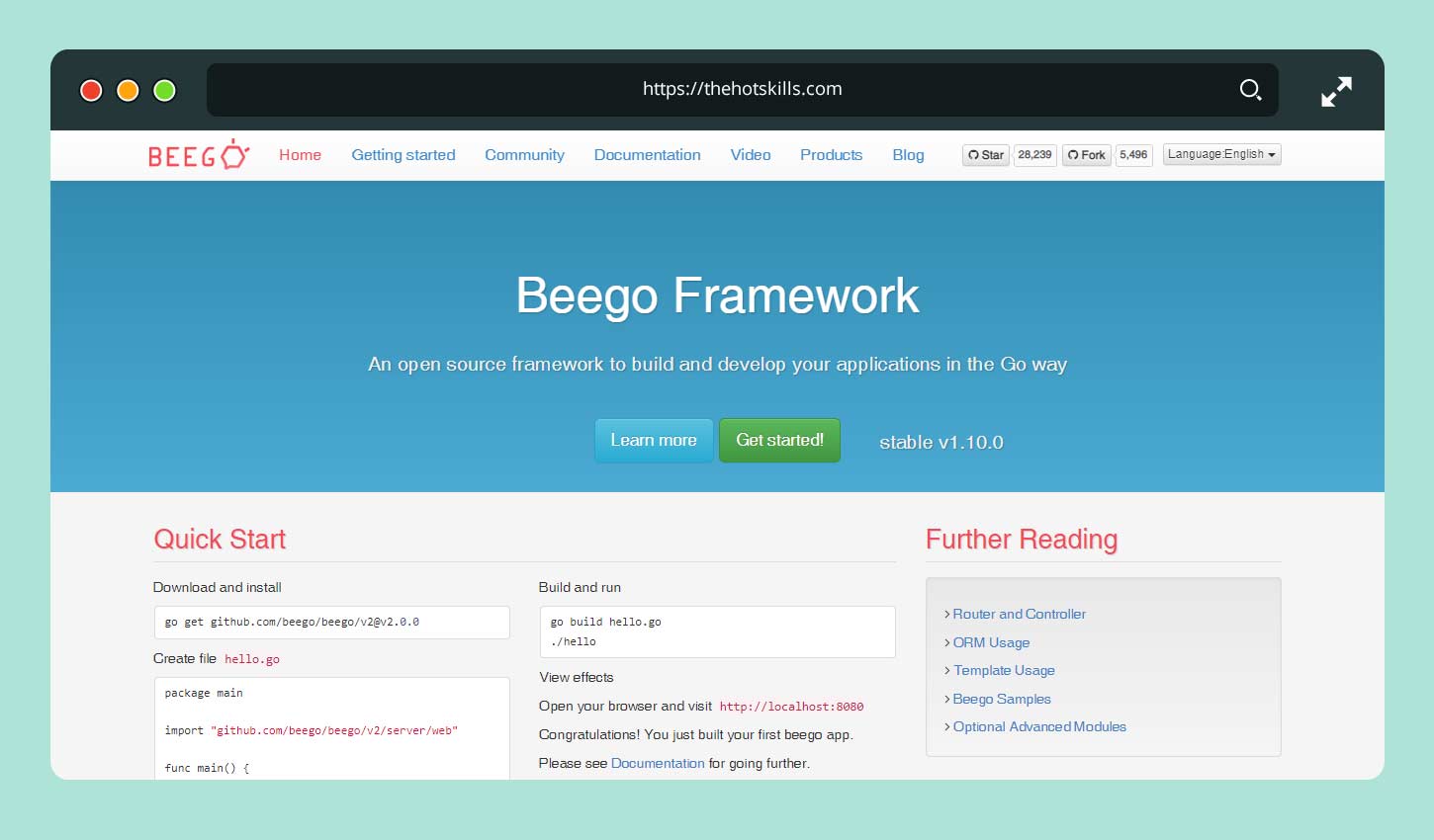 Beego Framework