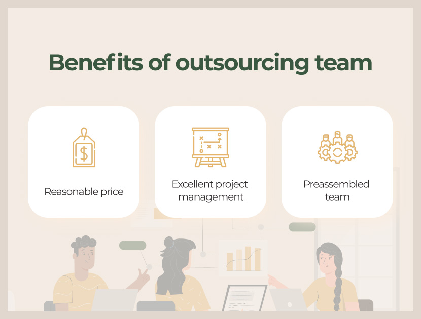 Benefits of outsourcing team