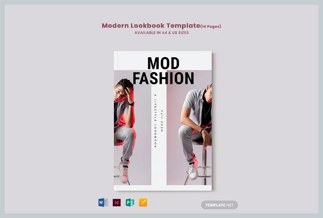 Free Modern Lookbook Template
