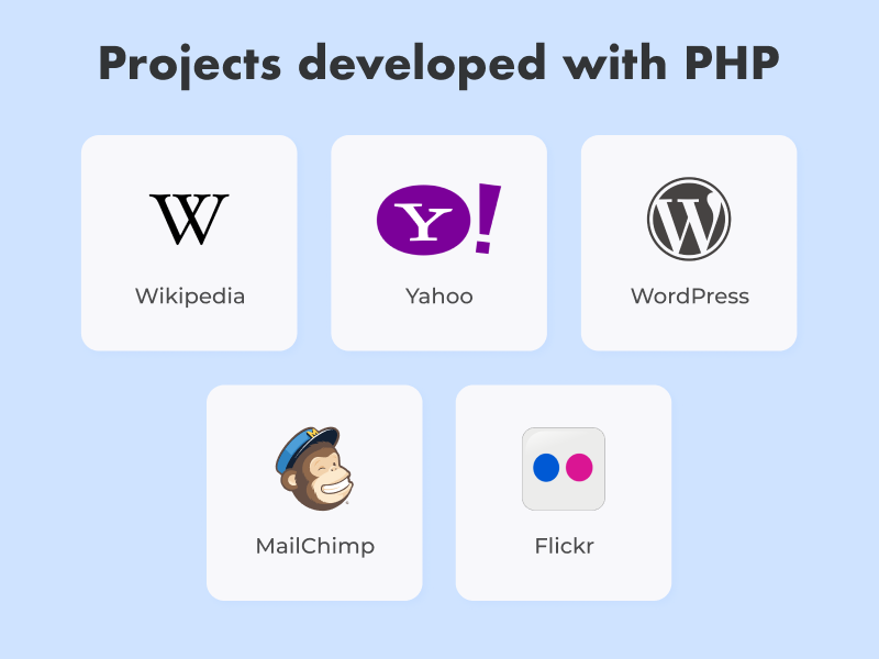 Apps created with PHP