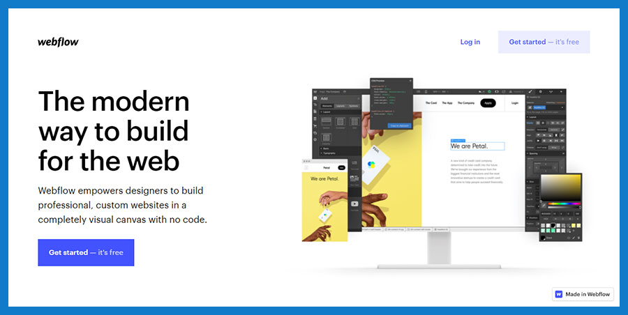 Webflow Web Design Tool