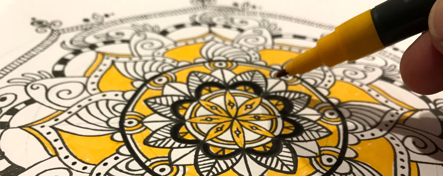 Creating a mandala