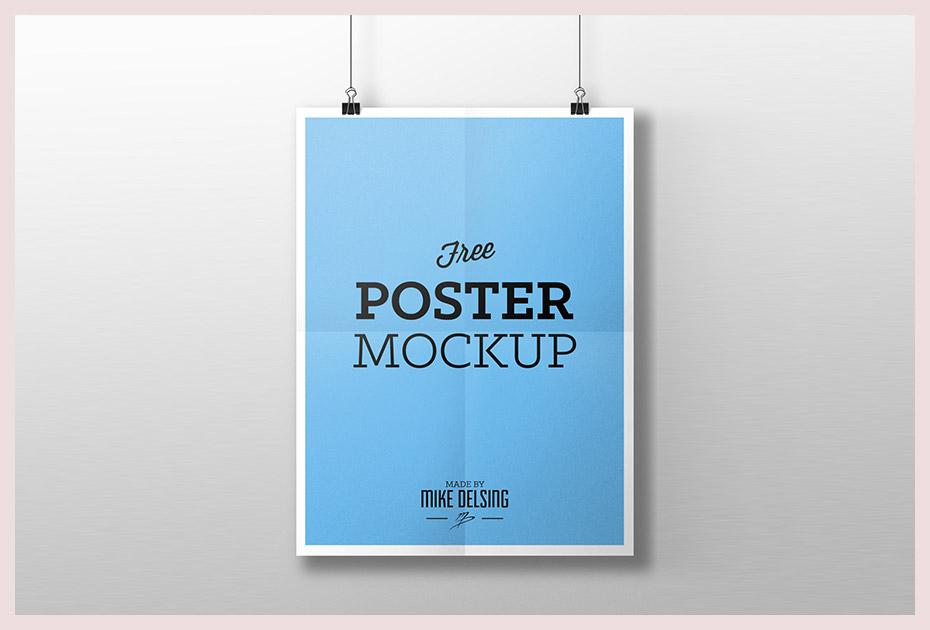 Free Poster Mockup Download