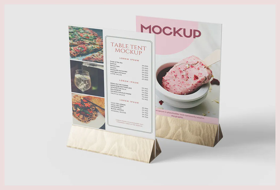 Table Tent Mock-Up