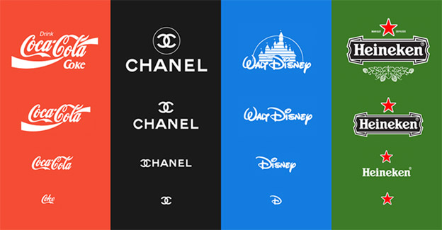 different logo versions