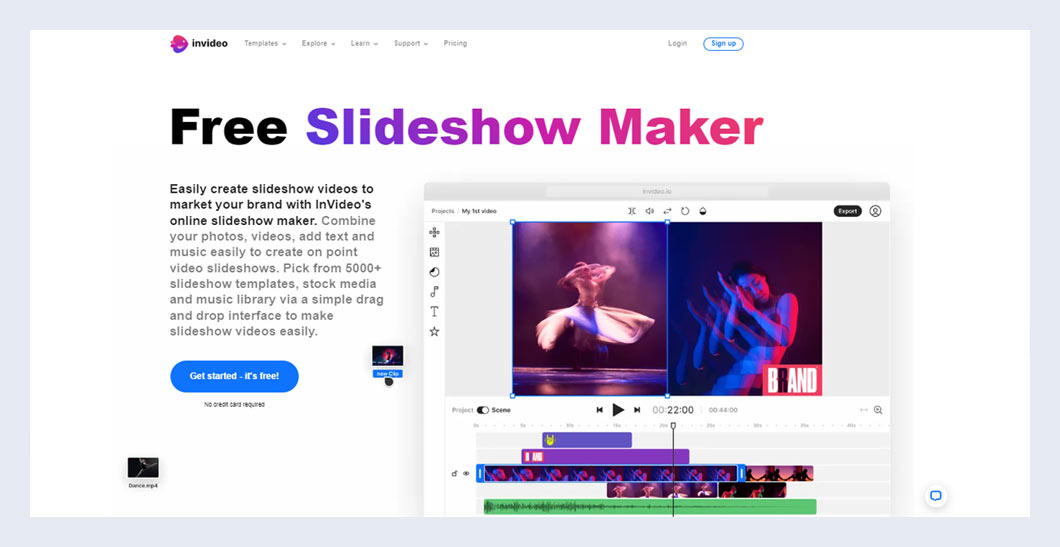 free video slideshow maker