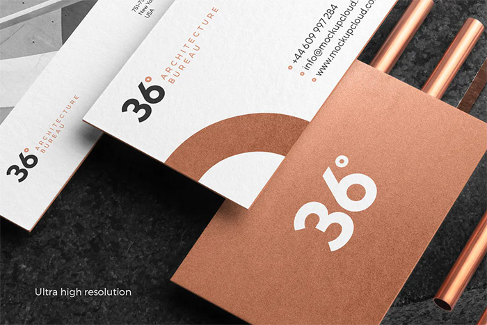 luxury business card design