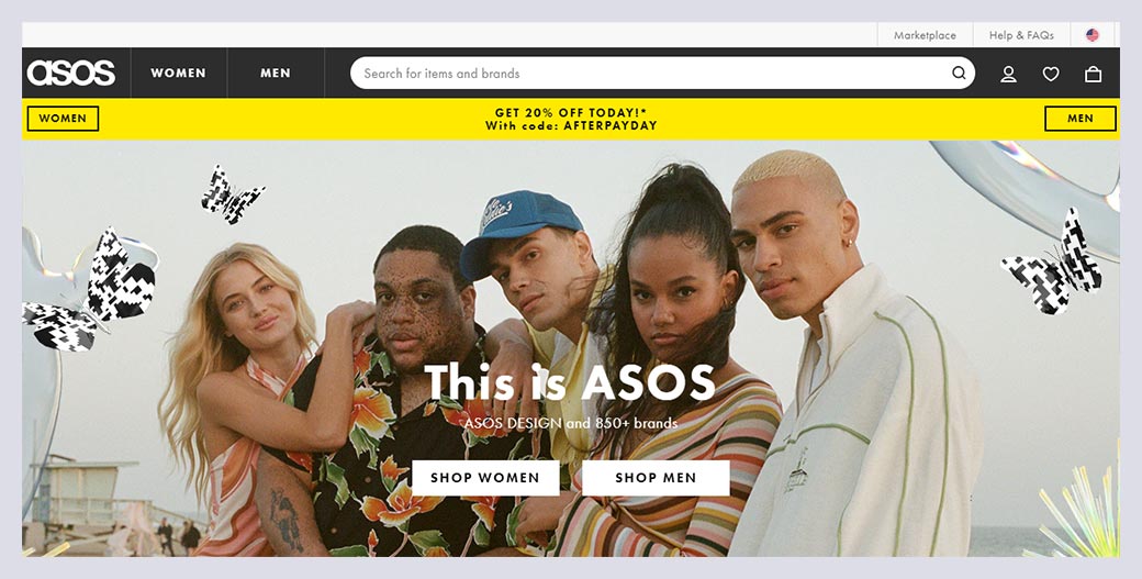 Asos Fashion Website