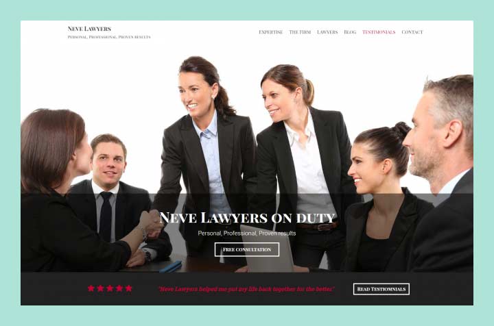 Neve Lawyers Free WordPress Themes