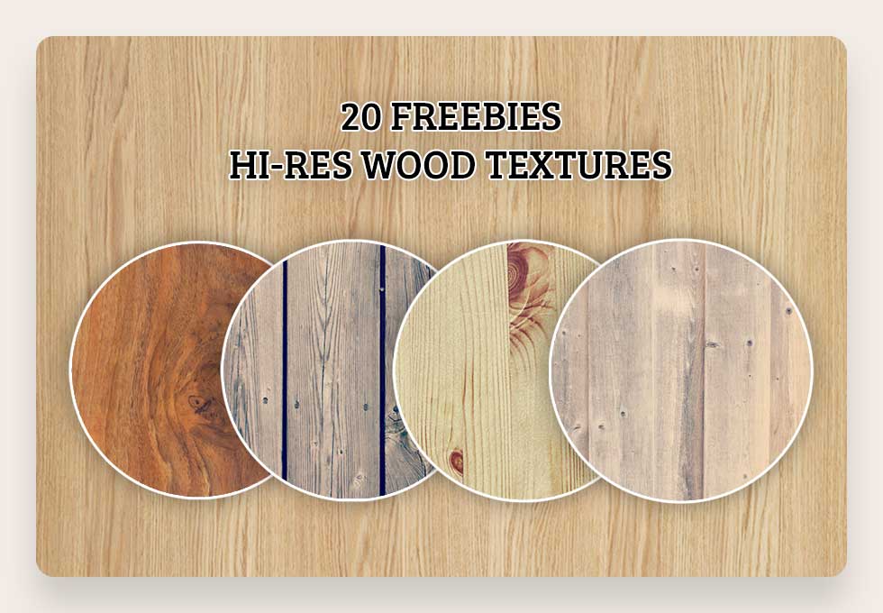 Freebies 20 High-Res Wood Textures